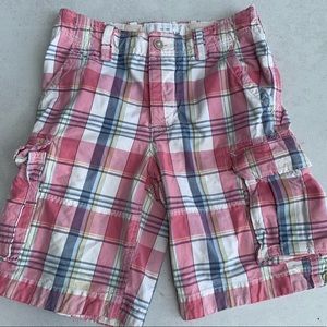 Abercrombie & Fitch Pink Plaid Kids Shorts